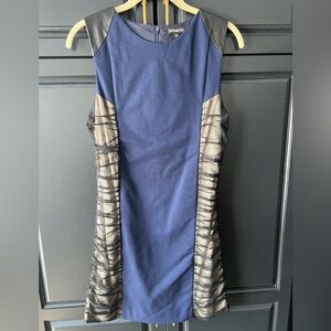 Women’s Blue and Black Dress